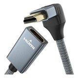 Ult-wiiq Cable Extensión Hdmi 270 Grados, Cable Extensor 4k