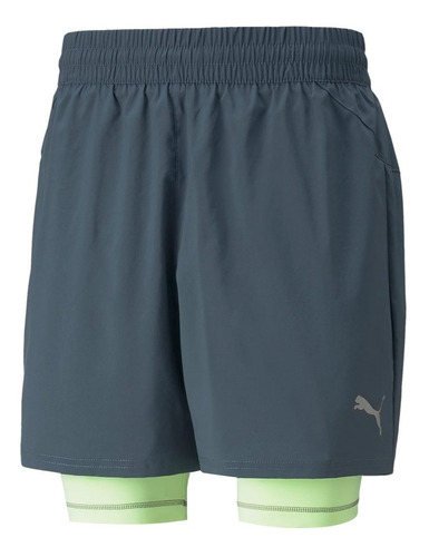 Pp Short Puma 2 In 1 Dark Slate-fizzy L Caballero 521049-42