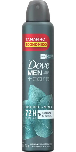 Kit C/15 Desodorante Dove Men+care Eucalipto + Menta 200ml