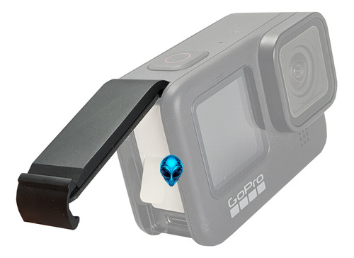 Puerta Reemplazo Original Aluminio Gopro Hero 9-10-11 Black 