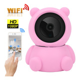 1080p Hd Wifi Rosa Bear Ai Cámara Inteligente