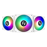 Cooler Fun Lian Li 120mm Rgb Led Blanco C/controlador Pack 3