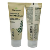 Gel Dental Natural Aloe Melaleuca 100g Live Aloe