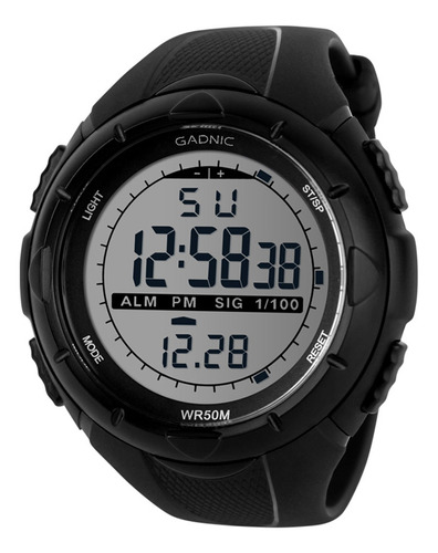 Reloj Digital Hombre Gadnic Multifuncional Sumergible 50m