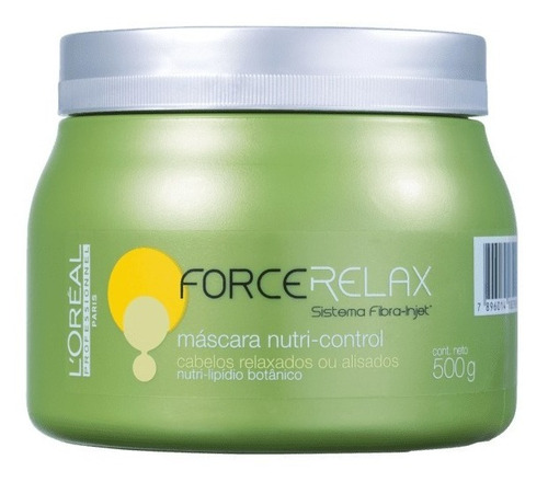 Promoção L'oréal Force Relax Nutri-control - Másc 500g