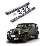 Estribos Importación Tipo Original Jeep Wrangler 4pts 07-17