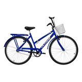 Bicicleta Retro Feminina Aro 26 Wave Com Cestinha V-brake