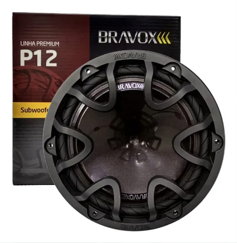 Alto Falante P12 S4 Subwoofer 12 220w Rms Bravox