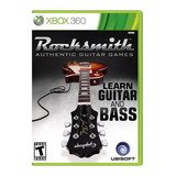 Jogo Rocksmith Authentic Guitar Games Xbox 360 Midia Fisica