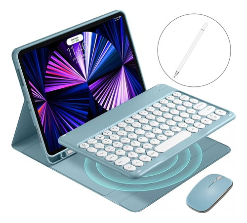 Funda Teclado Mouse+lápiz Para iPad Pro11/ Air 5/air 4 10.9