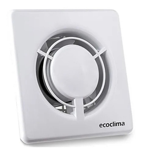 Extractor De Aire 15x15 P/baño Baño-cocina Ecoclima Blanco 220v