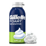 Gillette Foamy Sensitive Espuma De Afeitar  175g