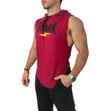 Musculosa Sudadera Capucha Hombre Hoodie Gym Box Rayo Fuark