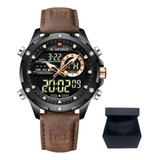 Relógio Naviforce Nf9208 Esportivo Cronômetro Social Luxo