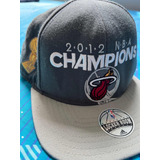 Gorra Ajustable adidas Miami Heat Oficial 2012 Nba Champions