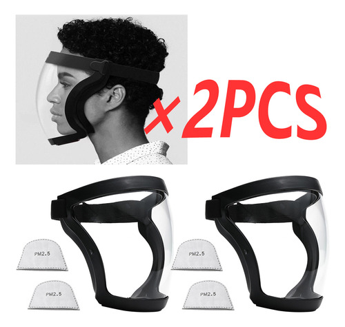 Máscara Industrial De Protección Contra Viento Y Polvo De 2 