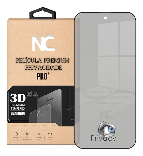 Película Vidro Privacidade Compatível Samsung Todos Modelos
