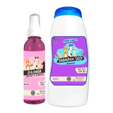 Kit Para Gato Shampoo Seco Fruitilicious+ Colonia  Frambuesa