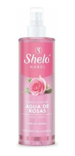 Tónico Facial Agua De Rosas 265 Ml Sheló Nabel