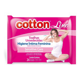 Toalhas Umedecidas Higiene Intima Feminina Kit C/ 10 Pacotes
