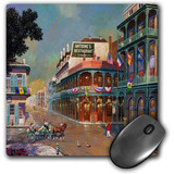 Mouse Pad Pintura Old New Orleans 8 X 8 Pulgadas