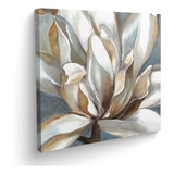 Cuadro Decorativo Flor Elegante Canvas Moderno 120 X 120 Cms