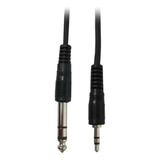 3- Cable Armado Plug 6,5 Stereo  A  3,5 Stereo   2 Metros 