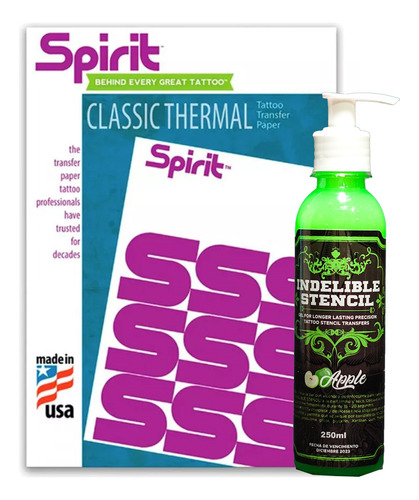 Pack Stencil Liquido Transfer +papel Hectografico X10unidad.