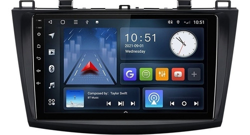 Estéreo Mazda 3 2010-2012 Android Gps Carplay 2+32g Wifi