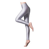 Leggings Brillantes Para Mujer, Delgados, Hasta El Tobillo