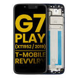 Tela Frontal Para Moto G7 Play Xt1952 Índigo Aro Nacional