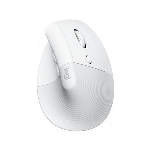 Mouse Sem Fio Logitech Lift 4000 Dpi Bluetooth Usb Branco