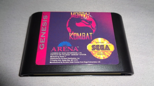 Mega Drive: Mortal Kombat Paralela Excelente Qualidade