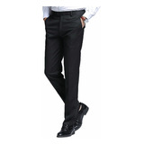 Pantalones Rectos De Gabardina Para Hombre, Pantalones De Tr