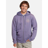 Poleron Fullzipper Established Mcmlx Hombre Morado Maui And 