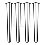 4 Und Pés De Mesa Escravaninha Cadeiras Hairpin Legs 75cm 