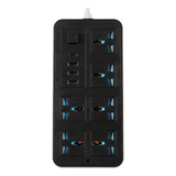 Conmutador Inteligente Socket Power 3 Puertos Usb Multipuert