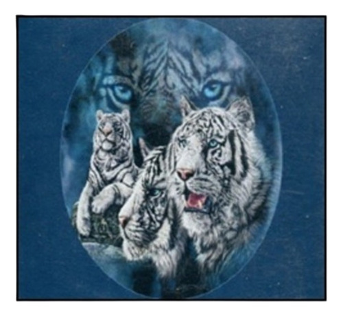 Pintura Diamante 5d 50 X 65cm Tigre Bengala