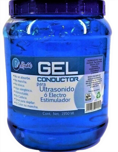  Gel Conductor Para Ultrasonido O Electro Estimulador 1950 Ml