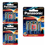 Kit Com 18 Pilhas Alcalina Premium Aa2a Pequena Panasonic 