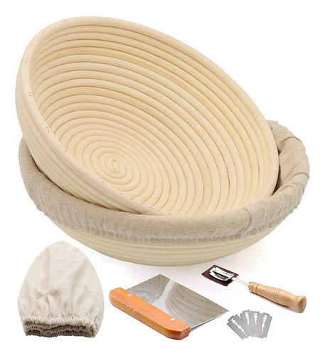 Cesta De Fermentación Para Hacer Pan De Masa Madre, Kit F