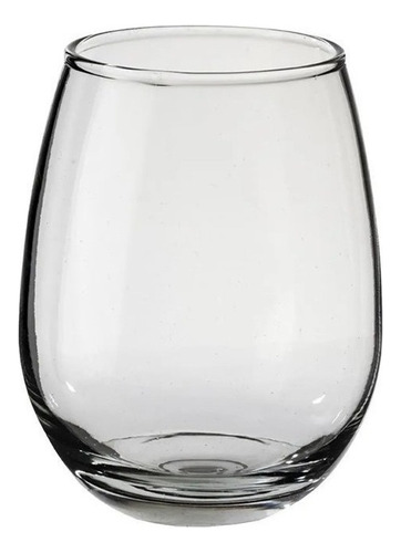 Vaso Vidrio S/tallo Copón Vino Gourmet Rigolleau X18 Regalo