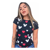 Blusa Kit Feminina Atacado Estampas Frases Revenda 5 Peça