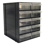 Organizador Gaveteiro  Preto Multiuso Novo Magus  Cg510/2  