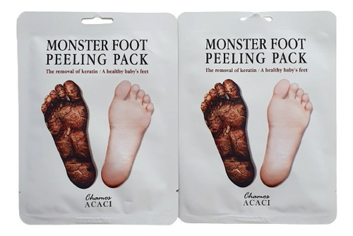 Monster Foot 2 Mascarillas Exfoliante Para Pies  