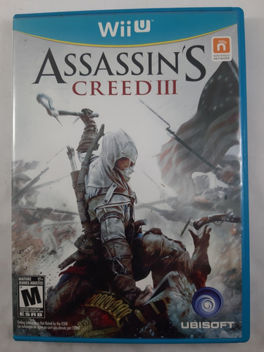 Juego Assasins Creed 3 Nintendo Wii U Fisico Usado