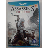 Juego Assasins Creed 3 Nintendo Wii U Fisico Usado