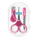 Kit Manicure Infantil Bebe Premium Rosa Kababy.