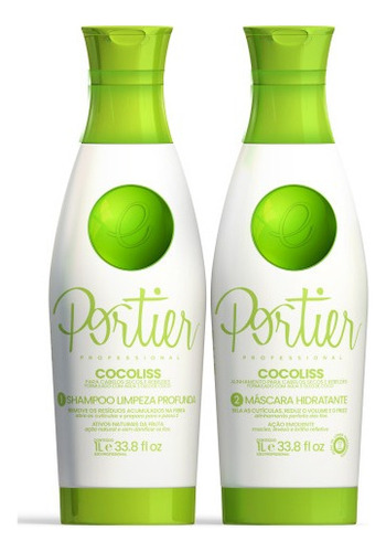 Portier Máscara Redutora Kit Cocoliss Portier 2x1000ml +brin