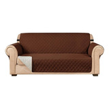 Protector Sofa Forro Mueble Doble Faz 3 Puestos Antiderrame